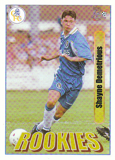 Shayne Demetrious Chelsea 1997/98 Futera Fans' Selection #38